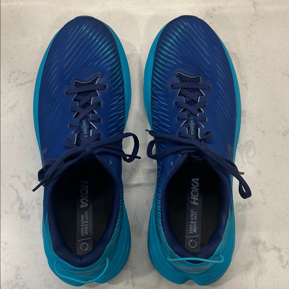 HOKA Men’s Blue Rincon 3 Athletic Running Shoes 10.5 - Picture 7 of 16